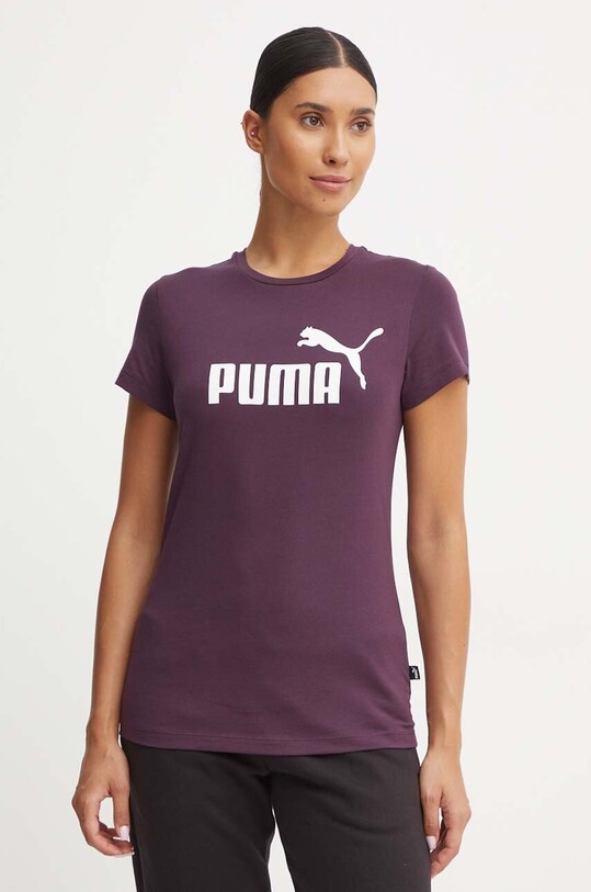 Puma tricou de bumbac pentru copii violet 586775