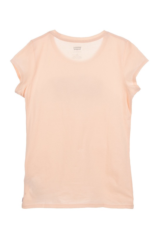 Levi's t-shirt bawełniany dziecięcy 3EE559.G pomarańczowy SS22