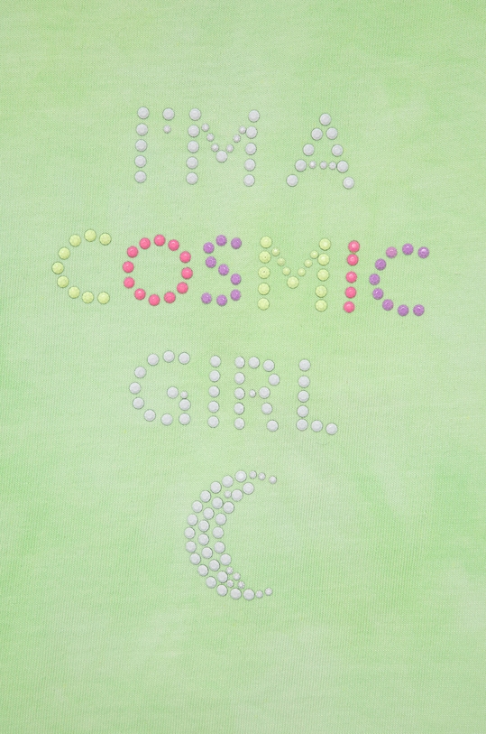 Fete United Colors of Benetton tricou de bumbac pentru copii 3085C102C.G verde