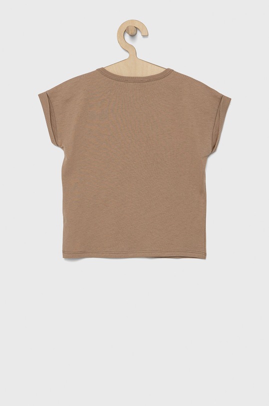 United Colors of Benetton t-shirt bawełniany dziecięcy 3I1XC101N.G brązowy SS22