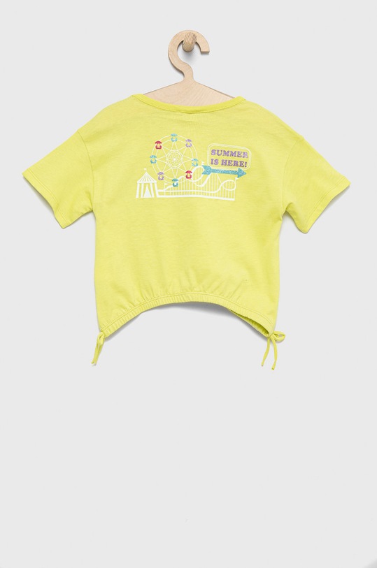 United Colors of Benetton t-shirt bawełniany dziecięcy 3I1XC104R.G zielony SS22