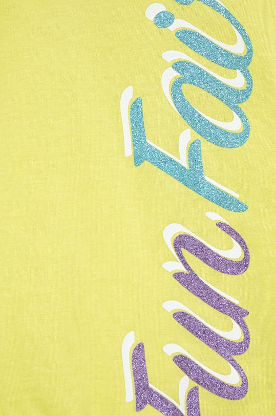 Dziewczynka United Colors of Benetton t-shirt bawełniany dziecięcy 3I1XC104R.G zielony