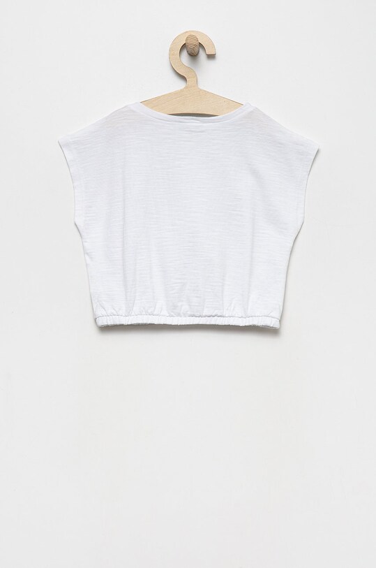 Dječja pamučna majica kratkih rukava United Colors of Benetton 3MM5C104T.G bijela SS22