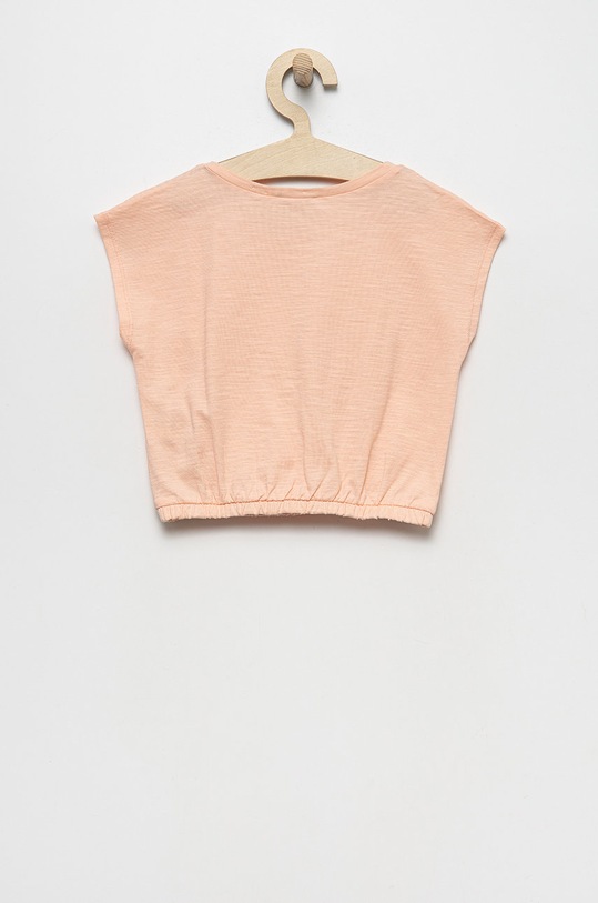 Dječja pamučna majica kratkih rukava United Colors of Benetton 3MM5C104T.G roza SS22