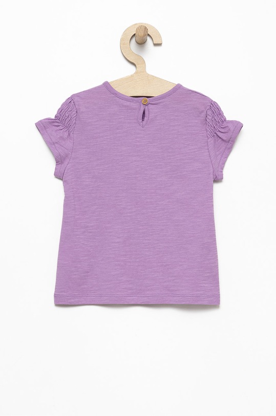 United Colors of Benetton t-shirt bawełniany dziecięcy 3MM5G102T.P fioletowy SS22