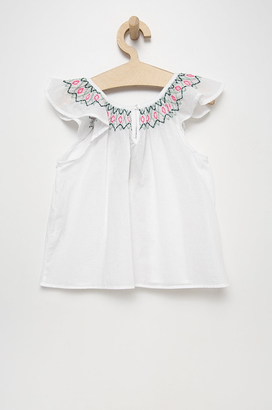 United Colors of Benetton bluza de bumbac pentru copii 5DPFCQ00I.G alb SS22