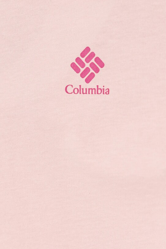 Дівчинка Дитяча бавовняна футболка Columbia 1989791 рожевий