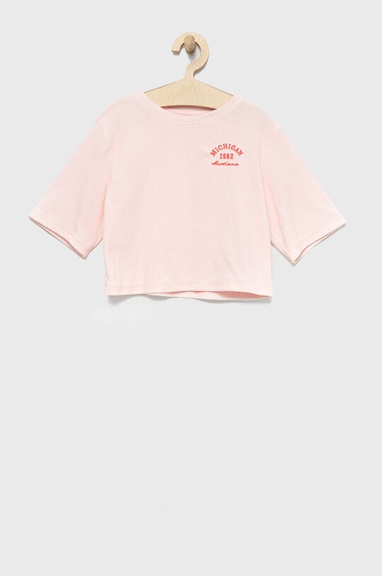 Otroški t-shirt Kids Only Našitek roza 15258937.BlushingBr