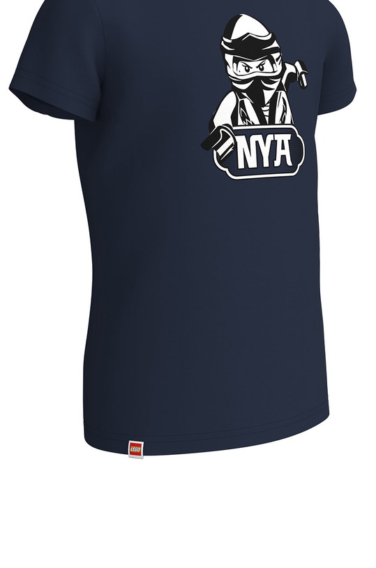 Dziewczynka Lego t-shirt bawełniany dziecięcy 12010417 granatowy
