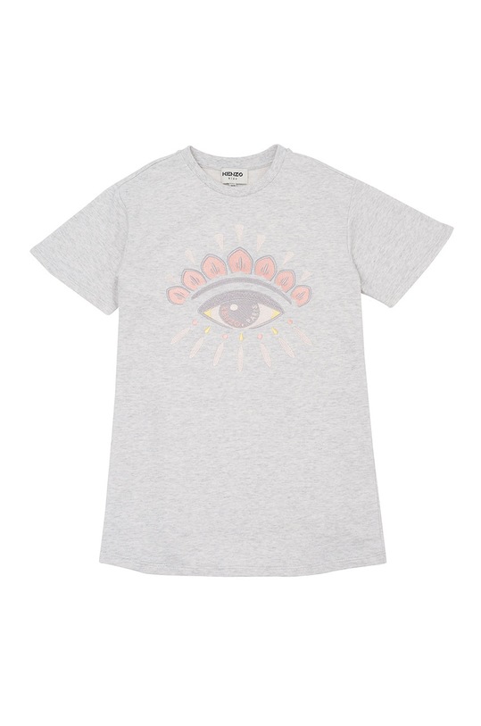 Kenzo Kids t-shirt bawełniany dziecięcy nadruk szary K12224.128.149