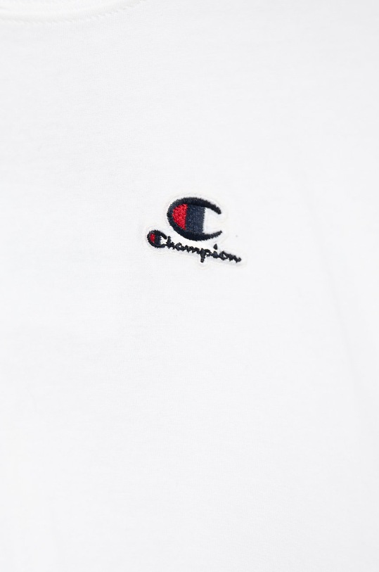 Dziewczynka Champion t-shirt bawełniany dziecięcy 404337 404337 biały