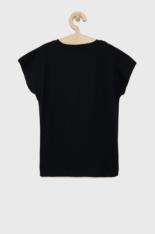 Pepe Jeans t-shirt bawełniany dziecięcy PG502460.999 czarny SS22