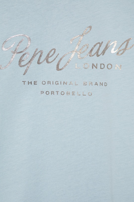 Pepe Jeans t-shirt bawełniany dziecięcy PG502858.516 niebieski SS22