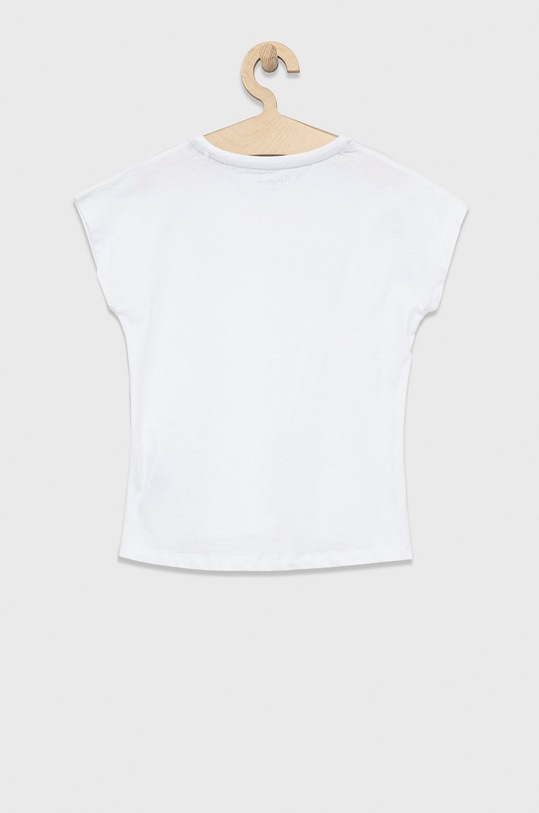 Dziewczynka Pepe Jeans t-shirt bawełniany dziecięcy PG502858.800 biały