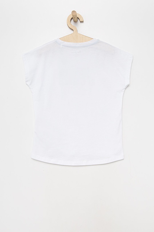 Pepe Jeans t-shirt bawełniany dziecięcy Kaela PG502860.800 biały SS22