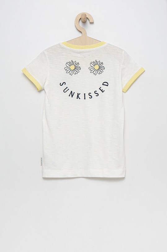 Tom Tailor t-shirt bawełniany dziecięcy 1030738 biały SS22