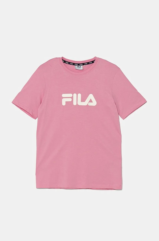 Fila tricou de bumbac pentru copii print roz FAT0109.G