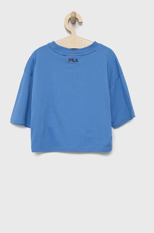 Fila tricou de bumbac pentru copii FAT0088 albastru SS22