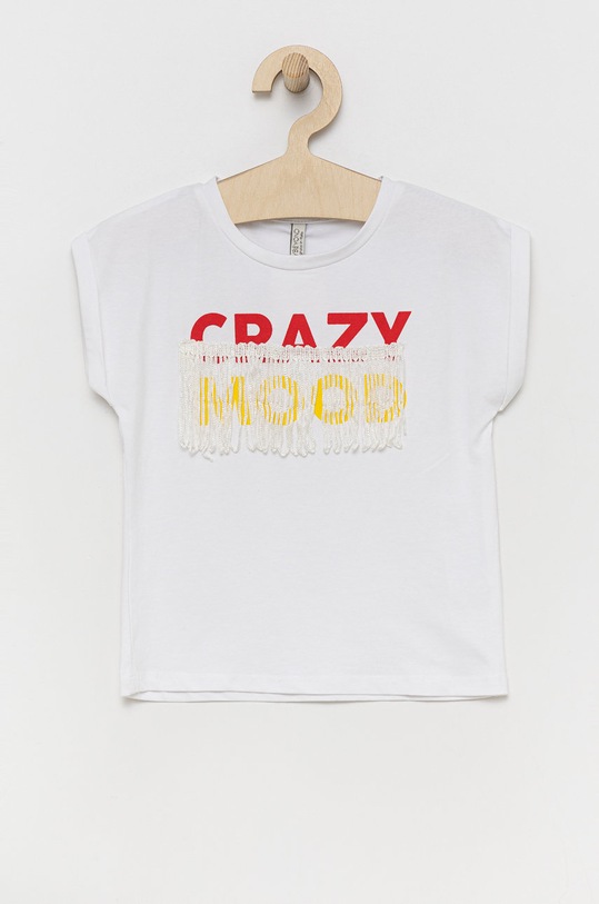 Birba&Trybeyond t-shirt dziecięcy z elastanem biały 999.44421.00.98.128