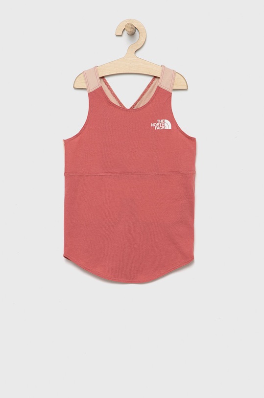 The North Face top copii print roz NF0A5J3R3961