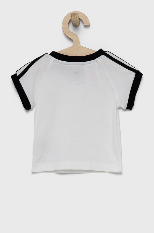 Detské bavlnené tričko adidas Originals DV2824 DV2824 biela SS22