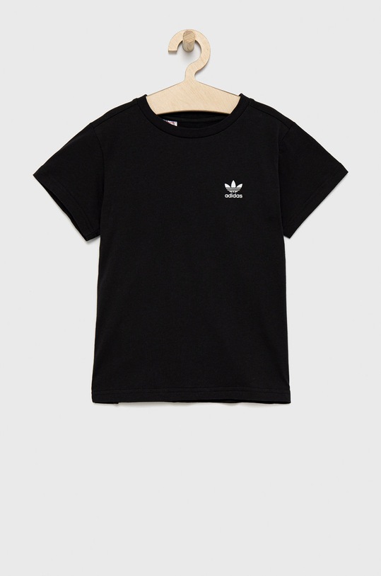 adidas Originals gyerek póló HC9582 elasztánnal fekete HC9582
