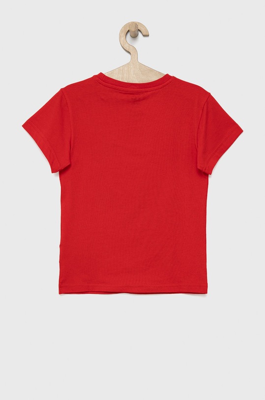 adidas Originals t-shirt bawełniany dziecięcy HC9586 HC9586 czerwony SS22