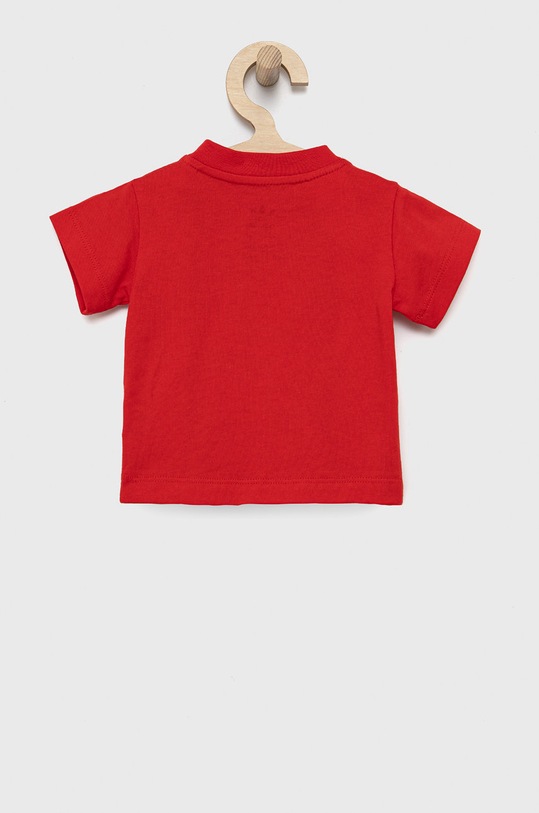 adidas Originals t-shirt bawełniany dziecięcy HE2189 HE2189 czerwony SS22