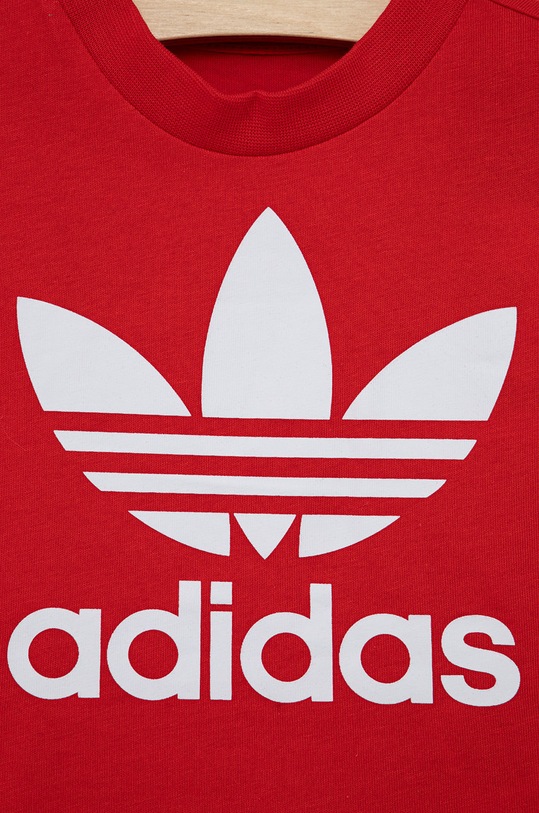 Chłopiec adidas Originals t-shirt bawełniany dziecięcy HE2189 HE2189 czerwony