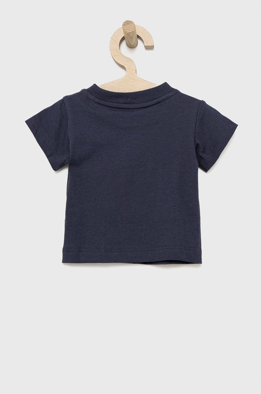 Detské bavlnené tričko adidas Originals HE2190 HE2190 tmavomodrá SS22