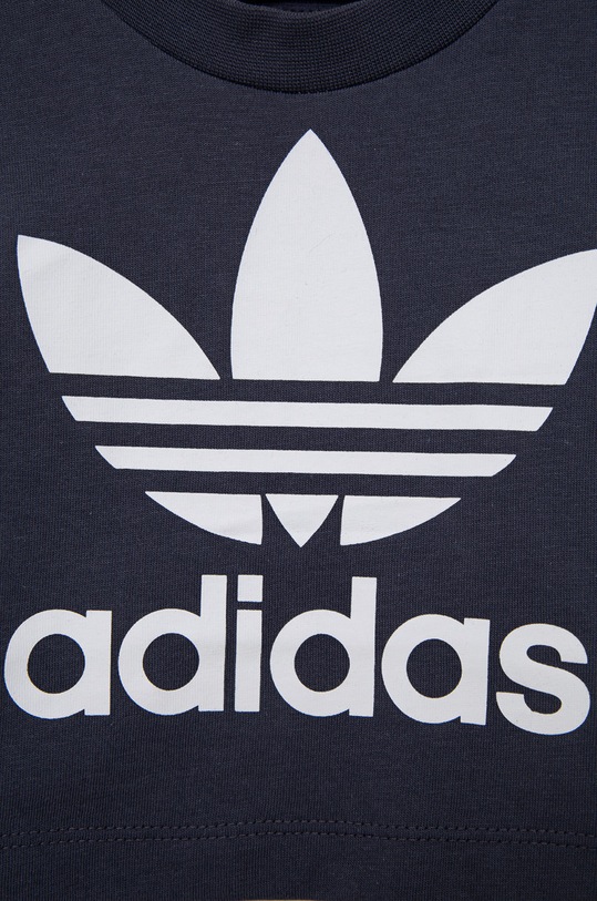 Chlapec Detské bavlnené tričko adidas Originals HE2190 HE2190 tmavomodrá