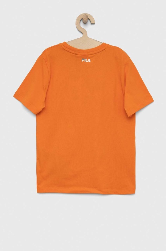 Fila t-shirt bawełniany dziecięcy FAT0109 pomarańczowy AW24
