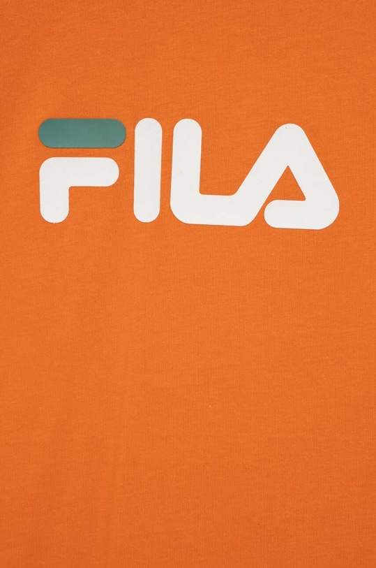 Chłopiec Fila t-shirt bawełniany dziecięcy FAT0109 pomarańczowy