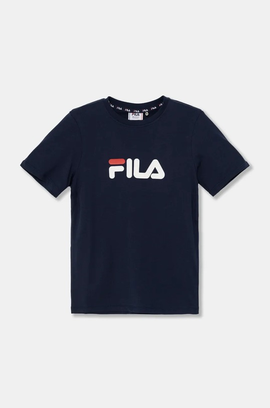 Dětské bavlněné tričko Fila námořnická modř FAT0109