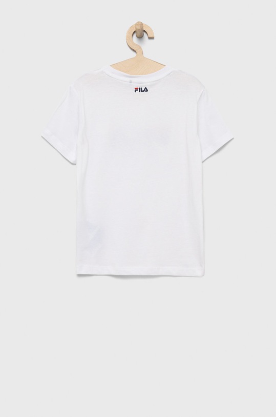 Dětské bavlněné tričko Fila FAT0109 bílá AW24