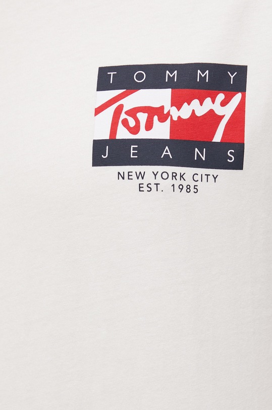 Pamučna majica Tommy Jeans DM0DM12416.PPYY bež