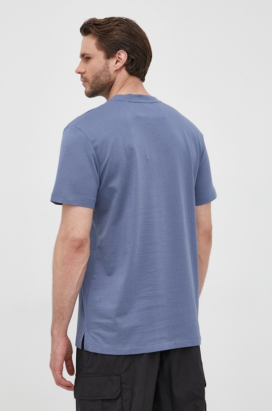 Odzież Selected Homme t-shirt bawełniany 16083398.BeringSea niebieski