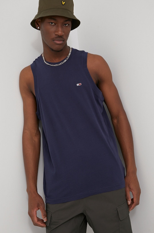 Tommy Jeans tricou din bumbac (2-pack) uni alb DM0DM13229.PPYY