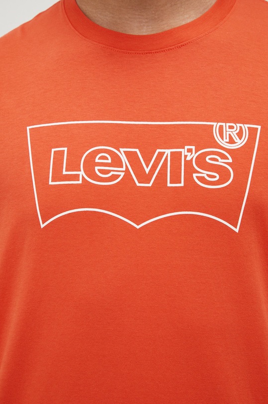 Bavlněné tričko Levi's 16143.0441 oranžová