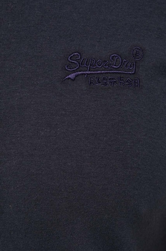 Superdry T-shirt bawełniany M1011170A.98T granatowy