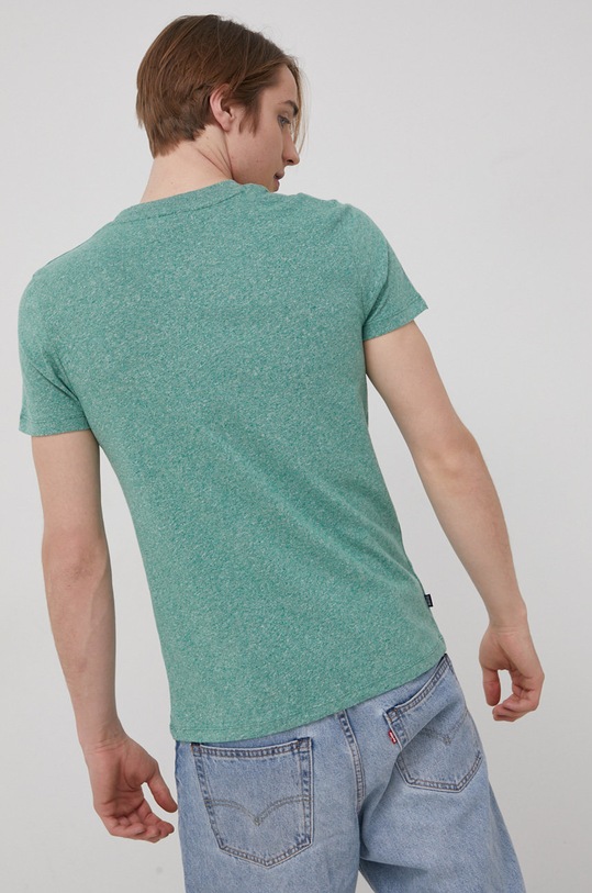 Odzież Superdry T-shirt bawełniany M1011245A.5EE zielony