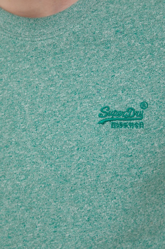 Superdry T-shirt bawełniany M1011245A.5EE zielony