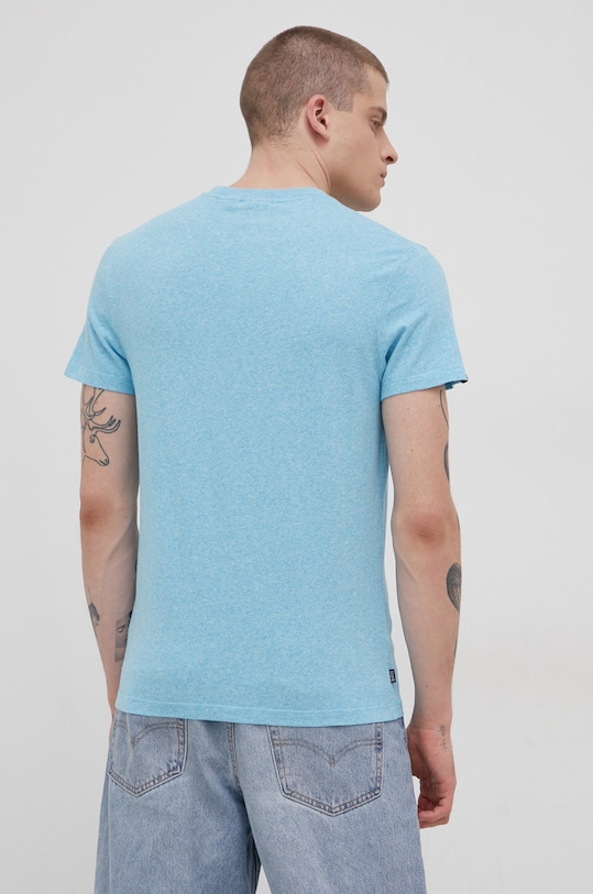Îmbrăcăminte Superdry Tricou din bumbac M1011245A.5WW turcoaz