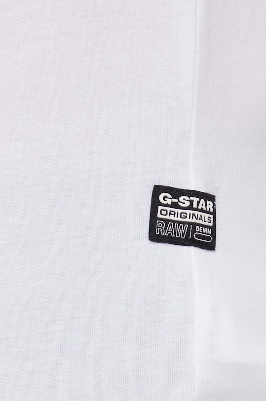 Bavlnené tričko G-Star D20706.336 biela
