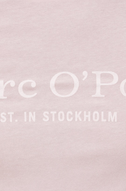 Bavlnené tričko Marc O'Polo 223222051024 ružová