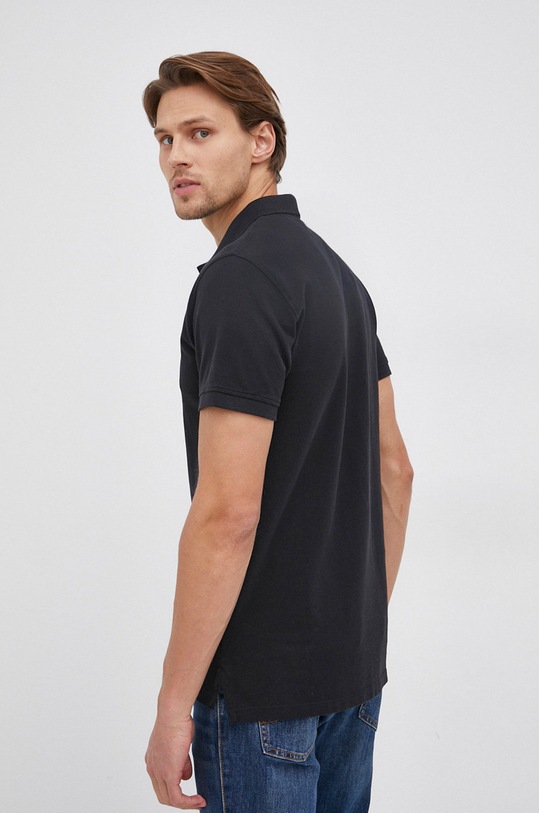 Oblečení Bavlněné polo tričko Pepe Jeans Vincent PM541824.999 černá