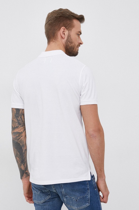 Odzież Pepe Jeans Polo bawełniane Vincent PM541824.800 biały