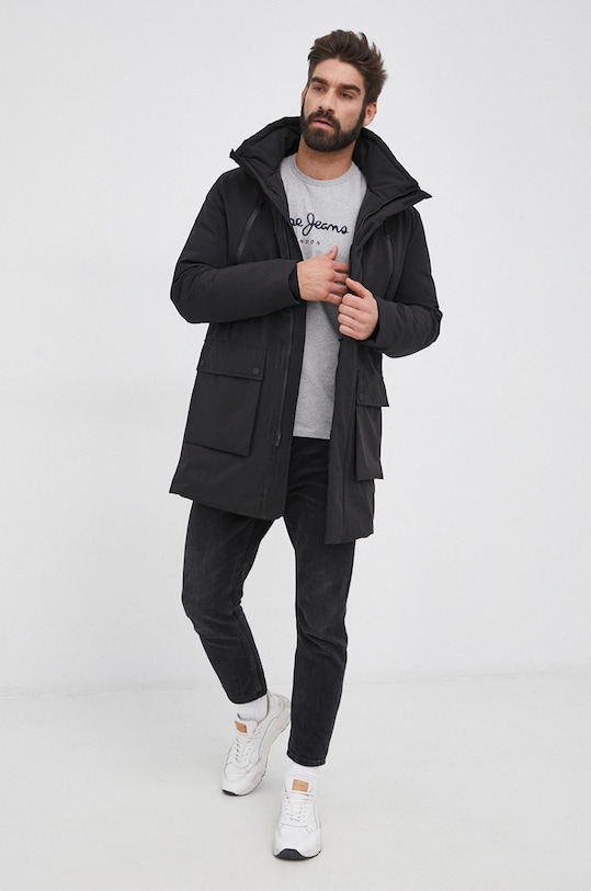 Pepe Jeans T-shirt bawełniany Eggo PM508208.933 szary SS22