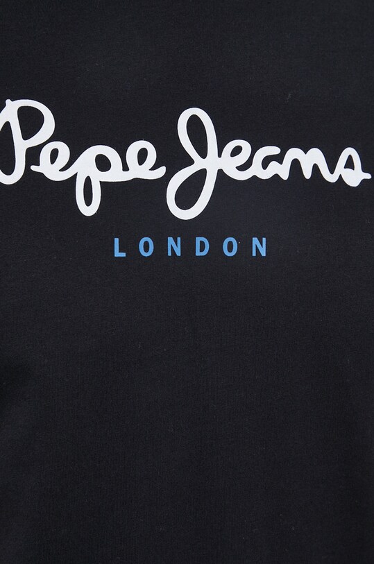 Хлопковая футболка Pepe Jeans Eggo N PM508208.999 чёрный