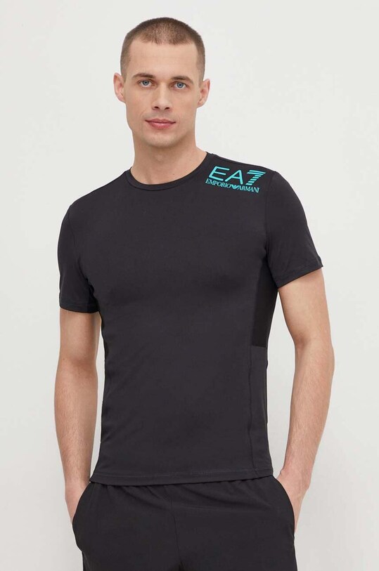 Футболка EA7 Emporio Armani Training slim чёрный 8NPT12.PJ3UZ